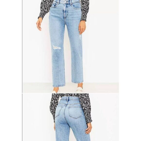 Women's Ann Taylor LOFT Jeans Curvy 90s Straight Size 2 - Picture 11 of 11